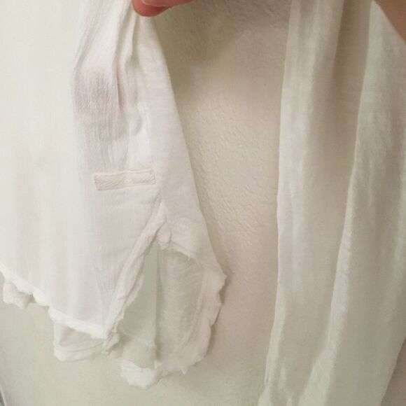 Free People we the free Ivory Sunday Henley XS - Picture 6 of 8